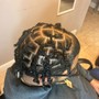 Kid's Braids into Ponytail