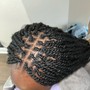 Small Tribal Cornrows Updo