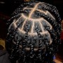 6 feed in braids