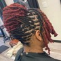 Loc Retwist Shoulder to Mid Back Length with Style