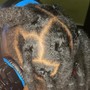 Make My Locs Into Wicks - Short Locs (EAR LENGTH)