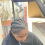 small box braids butt length