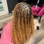 Boho knotless Braids