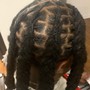 Loc Retwist ( Mid back Length)