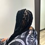 Goddess knotless Braids(Low quality Human Hair)