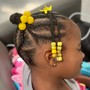 Kid Braids with Design - No hair added