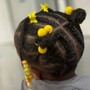 Kid Braids with Design - No hair added