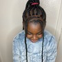 2 feed in braids with quick weave