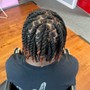 Two strand twist loc style