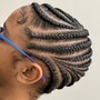 Two Feed-in dutch Braids