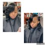 (Relaxed Hair)Color Rinse, Silk Press, Women's Trim