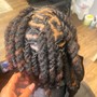 Loc Retwist W/ 2 Strand Twist