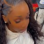 Closure wig install