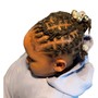 Feedin Cornrows w/ Angled Design