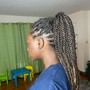 Knotless braid