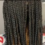 Large knotless Braids