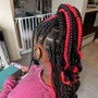 Kid's Braids in front knotless in back ( hair included)