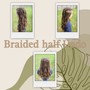 Braided half Updo