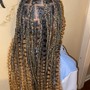 Invisible locs/boho