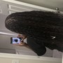 Large Knotless Box Braids