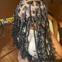 kid small knotless braids