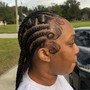 Kid’s freestyle braids