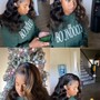 Large knotless braids