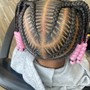 Kid's Braids W/ Weave