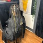 Natural  box braids