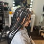 Medium Knotless braids