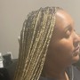 Medium knotless Braids