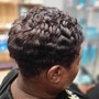 Bantu knots( no hair added)