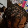 Men straight back or design braids