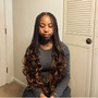 Individual braids with Natural hair