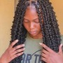 Individual braids with Natural hair