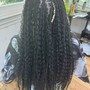 Individual braids with Natural hair