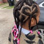 Kid's Braids Half Knotless Half Stitch