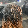 Faux loc take down