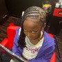 Kid Knotless braid 2-12