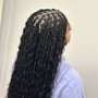 Large knotless braid