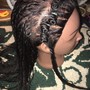 Cornrows knotless