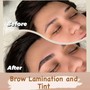 Brow Lamination with Brow Wax