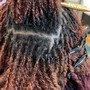 Wash an detangle natural hair