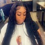 Lace frontal with bundles bonded + hair