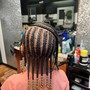 Smedium Knotless braids