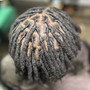 Starter locs with high top cut