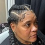 Stitch braids/Feed in braids