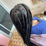 Knotless boho bob braids