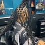 Large Knotless Braids