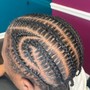 Large Knotless Braids